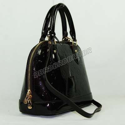 discount louis vuitton handbags monogram vernis m91606 black wholesale