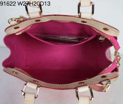 discount louis vuitton handbags monogram vernis m91622 rose red wholesale