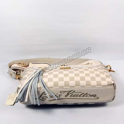 discount louis vuitton handbags leather n1015 white wholesale