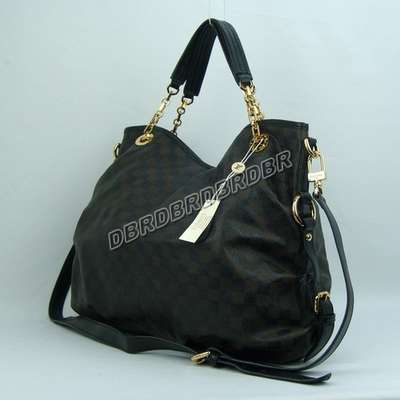 discount louis vuitton handbags leather n91952 black wholesale