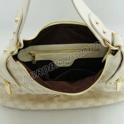 discount louis vuitton handbags leather nd0234 beige white wholesale