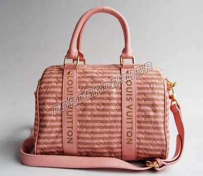 discount louis vuitton handbags leather m95853 monogram stripped pink wholesale