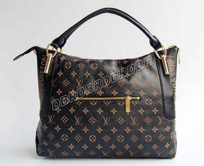 discount louis vuitton handbags leather m95827 monogram black wholesale