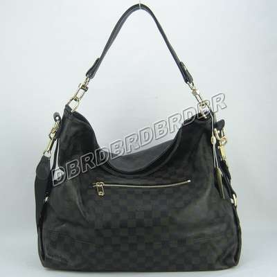 discount louis vuitton handbags leather n95019 black wholesale