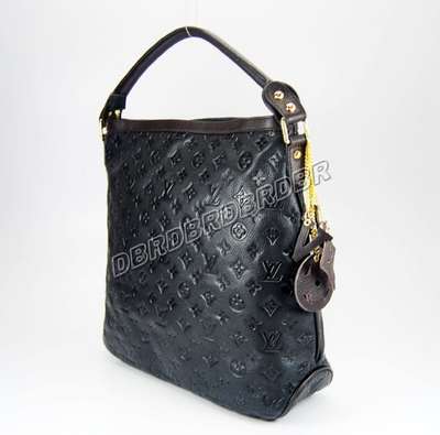 discount louis vuitton handbags leather m96513 black wholesale