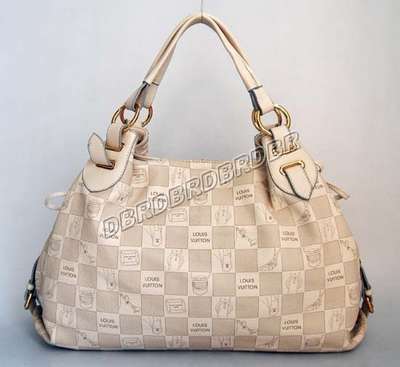 discount louis vuitton handbags leather m95131 beige white wholesale