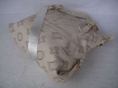 discount louis vuitton handbags leather m95004 beige white wholesale