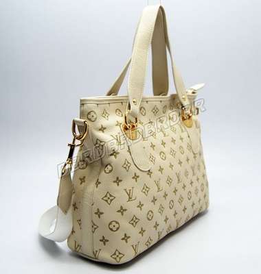 discount louis vuitton handbags leather m95824 mono gram beige white wholesale