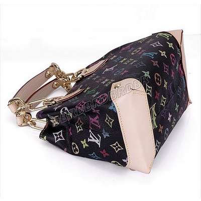 discount louis vuitton handbags monogram multicolore m40048 black wholesale