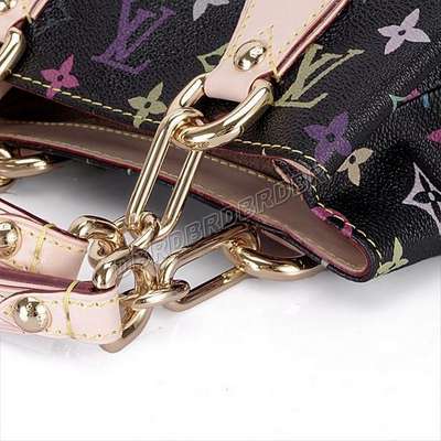 discount louis vuitton handbags monogram multicolore m40048 black wholesale