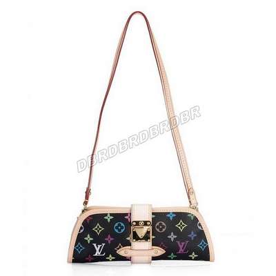 discount louis vuitton handbags monogram multicolore m40050 black wholesale