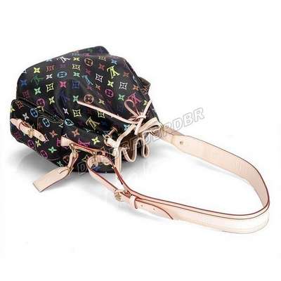 discount louis vuitton handbags monogram multicolore m42230 black wholesale