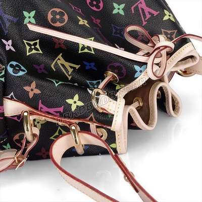 discount louis vuitton handbags monogram multicolore m42230 black wholesale