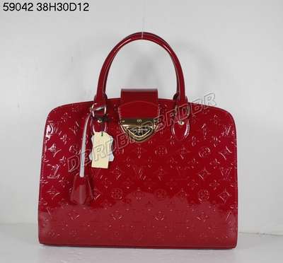 Discount Louis Vuitton Handbags Monogram Vernis M59042 Monogram Red Wholesale