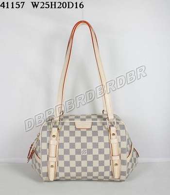 Discount Louis Vuitton Handbags Damier Azur Canvas N41157 white Wholesale