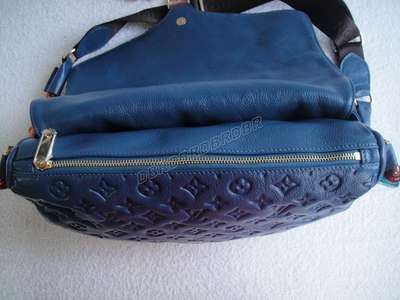 discount louis vuitton handbags leather m95381 satchel blue wholesale