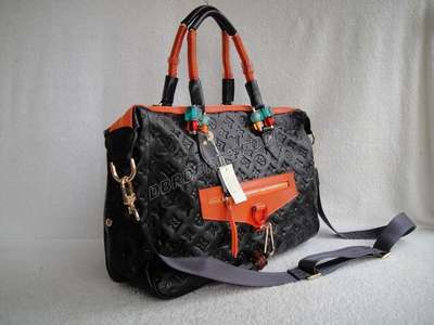 discount louis vuitton handbags leather m90868 black wholesale