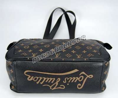 discount louis vuitton handbags leather m41155 black wholesale