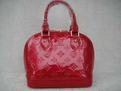 discount louis vuitton handbags monogram vernis m91606 red wholesale