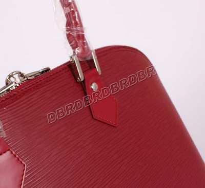 discount louis vuitton handbags epi leather m59316 purplish red wholesale