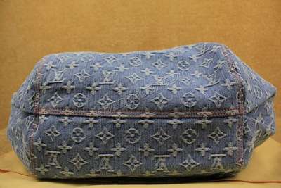 discount louis vuitton handbags monogram denim m40414 blue new wholesale