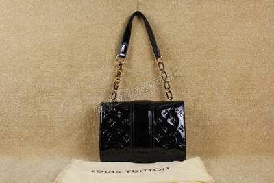 discount louis vuitton handbags monogram vernis m91279 black wholesale