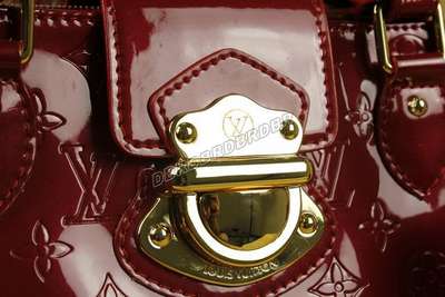 discount louis vuitton handbags monogram vernis m93757 red wholesale