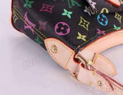 discount louis vuitton handbags monogram multicolore m40099 black wholesale