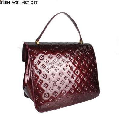 discount louis vuitton handbags monogram vernis 91394 claret-red wholesale