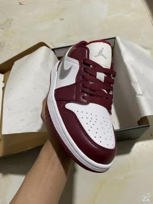 wholesale quality air jordan 1 low bordeaux