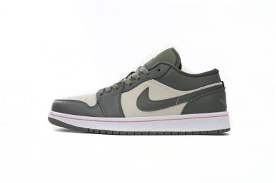 wholesale quality air jordan 1 low bean paste green