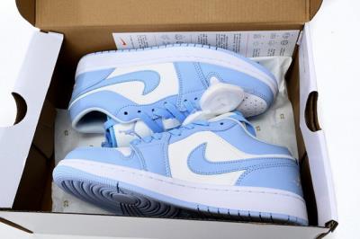 wholesale quality air jordan 1 travis scott x air jordan 1 low white blue