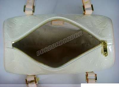 discount louis vuitton handbags monogram vernis 91006 beige white wholesale