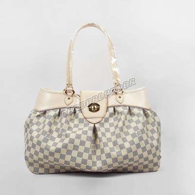 Discount Louis Vuitton Handbags Damier Azur Canvas N45714 white Wholesale