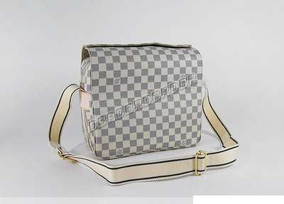 Discount Louis Vuitton Handbags Damier Azur Canvas N51189 white Wholesale