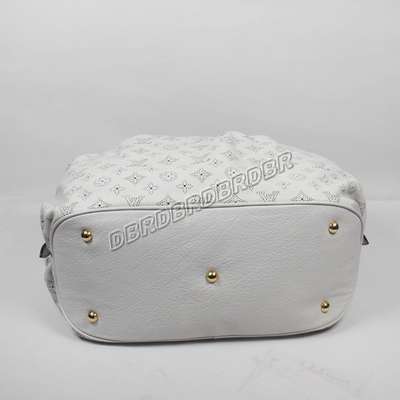 discount louis vuitton handbags monogram mahina m95545 beige white wholesale