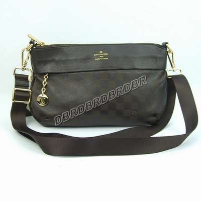 Discount Louis Vuitton Handbags Leather N9872 Coffee Wholesale