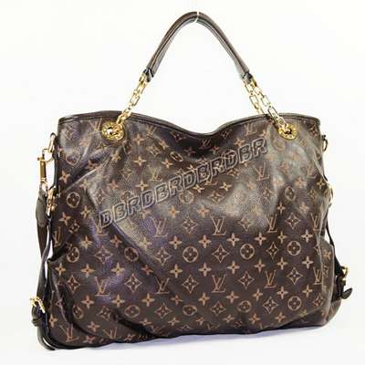 Discount Louis Vuitton Handbags Leather M91952 Coffee Wholesale