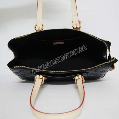 discount louis vuitton handbags monogram vernis m93507 black wholesale