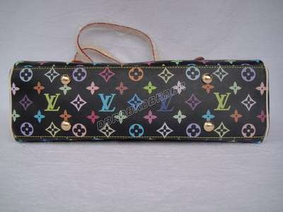 discount louis vuitton handbags monogram multicolore m40095 black wholesale