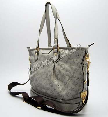 discount louis vuitton handbags monogram mahina m93175 beige white wholesale