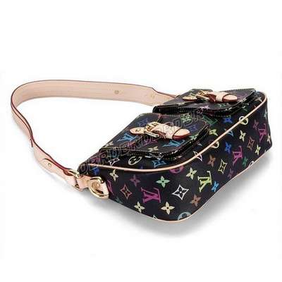 discount louis vuitton handbags monogram multicolore m40054 black wholesale