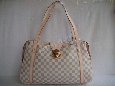 Discount Louis Vuitton Handbags Damier Azur Canvas N42221 white Wholesale