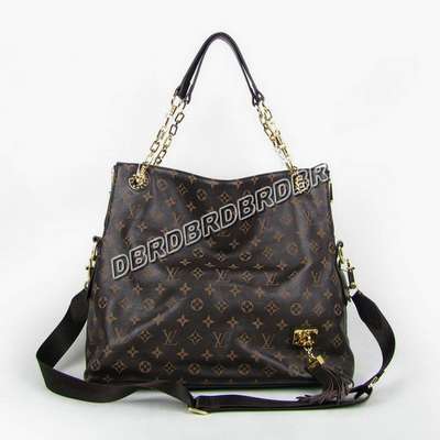 Discount Louis Vuitton Handbags Leather M95130 monogram Coffee Wholesale