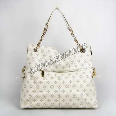 discount louis vuitton handbags leather m95130 monogram beige white wholesale