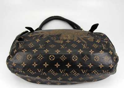 discount louis vuitton handbags leather m90713 black wholesale