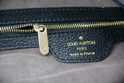 discount louis vuitton handbags leather m90713 black wholesale