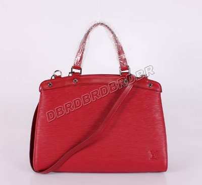 discount louis vuitton handbags epi leather m40332 purplish red wholesale