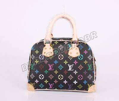 discount louis vuitton handbags monogram multicolore m92662 black pink wholesale