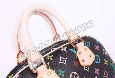 discount louis vuitton handbags monogram multicolore m92662 black pink wholesale